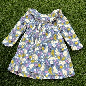 Baby Boden Dress - Bunny Pattern